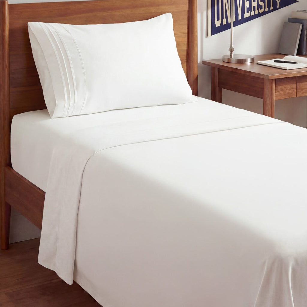 CGK Unlimited 4-Piece Bed Sheet Set Brushed Microfiber