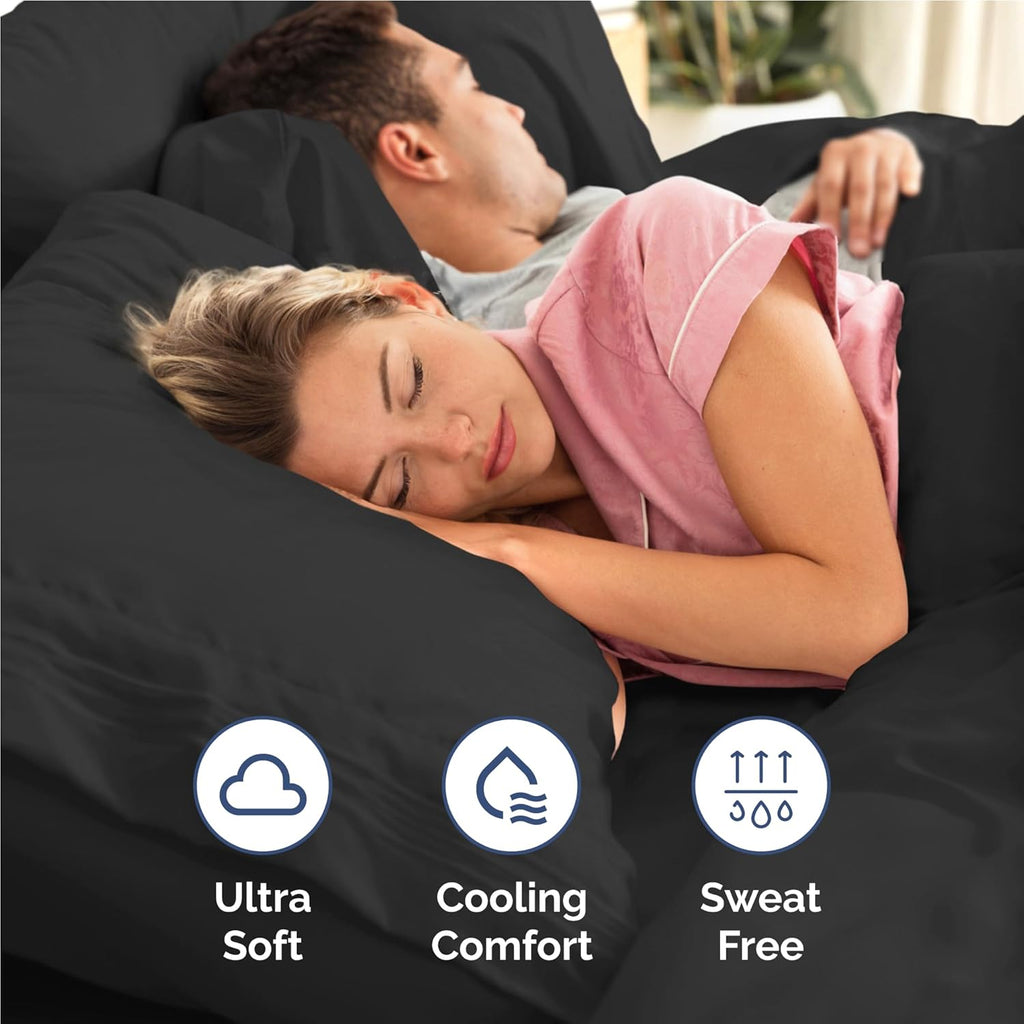 CGK Unlimited 4-Piece Bed Sheet Set Brushed Microfiber