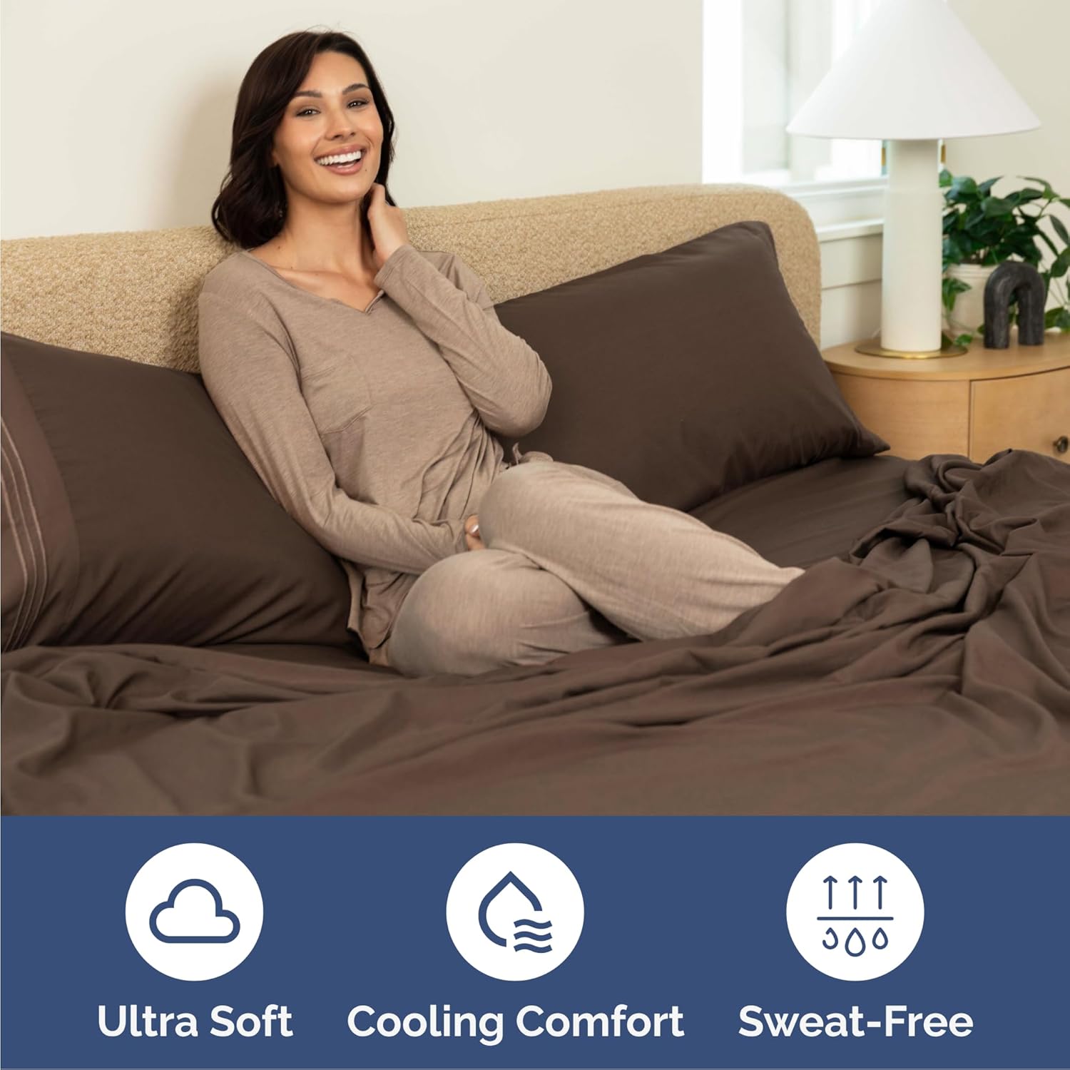 CGK Unlimited 4-Piece Bed Sheet Set Brushed Microfiber