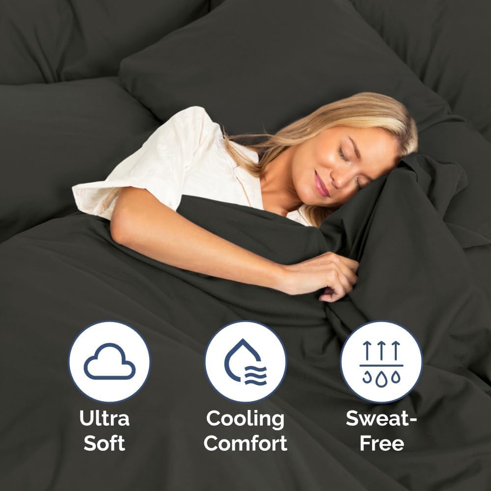 CGK Unlimited 4-Piece Bed Sheet Set Brushed Microfiber