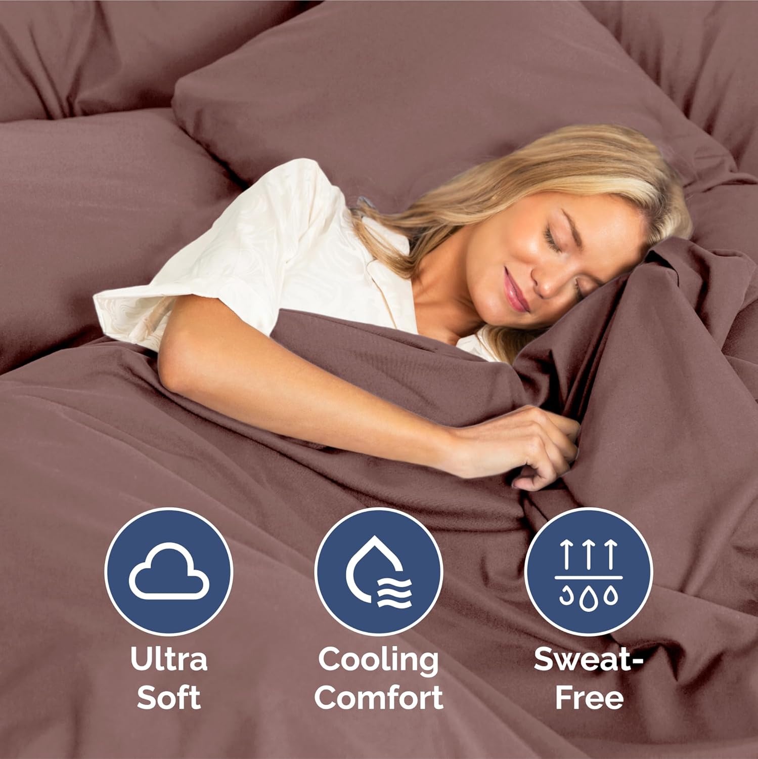 CGK Unlimited 4-Piece Bed Sheet Set Brushed Microfiber