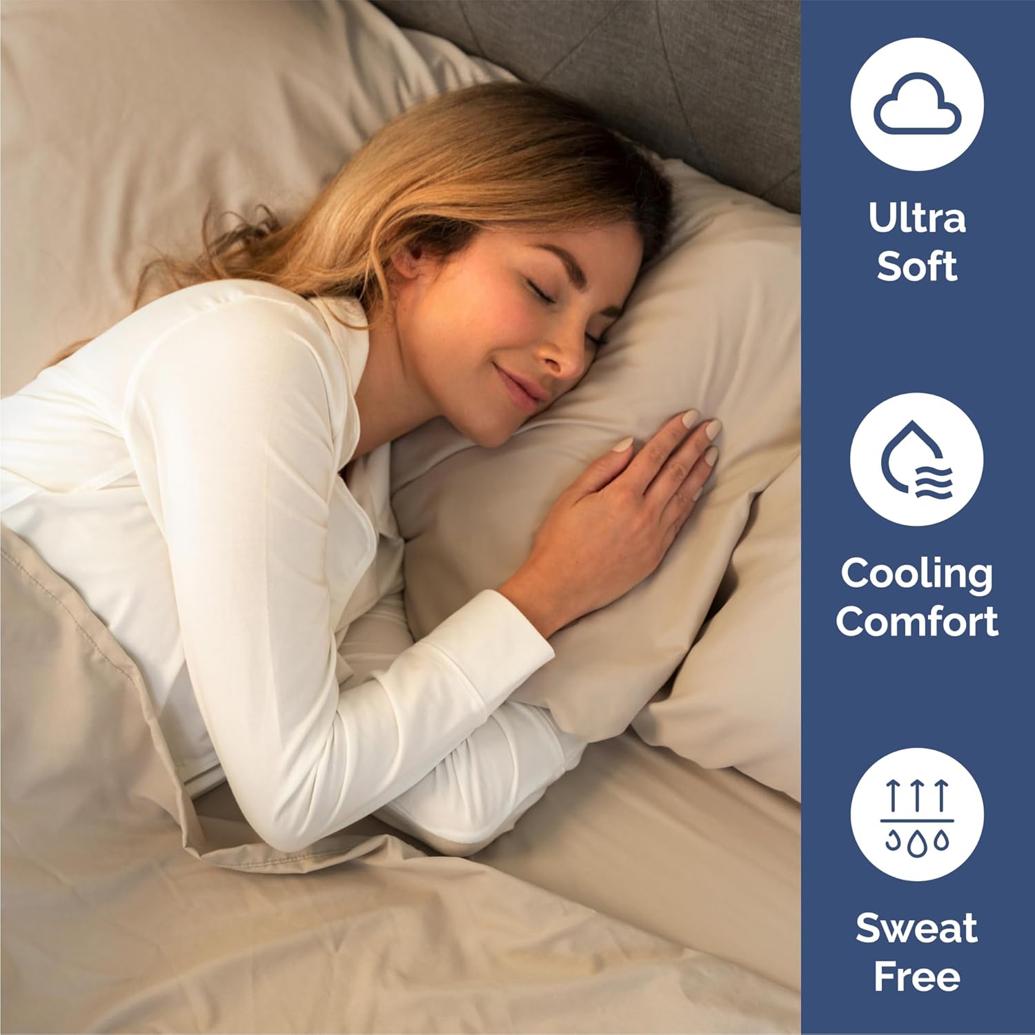 CGK Unlimited 4-Piece Bed Sheet Set Brushed Microfiber