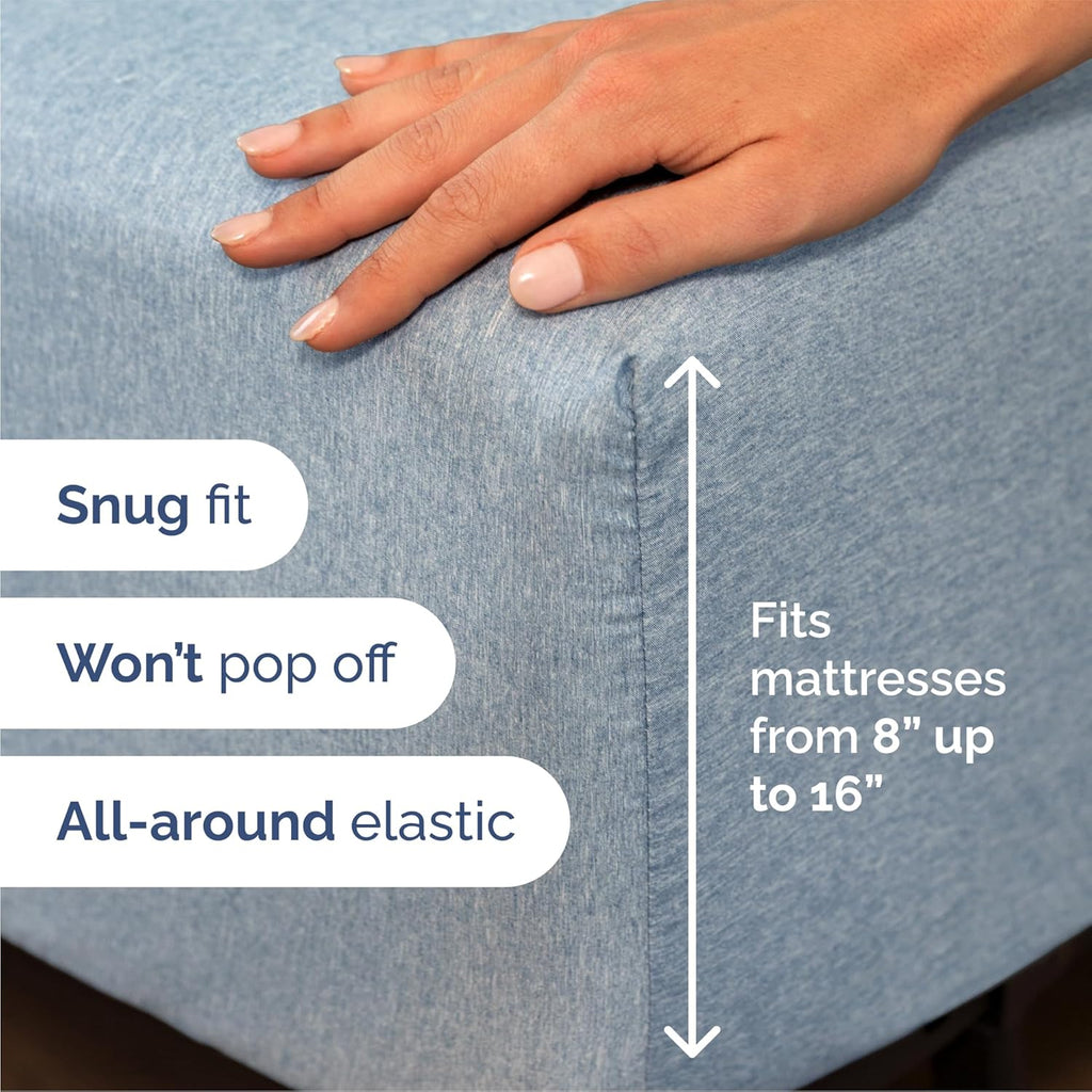 CGK Unlimited 4-Piece Bed Sheet Set Brushed Microfiber