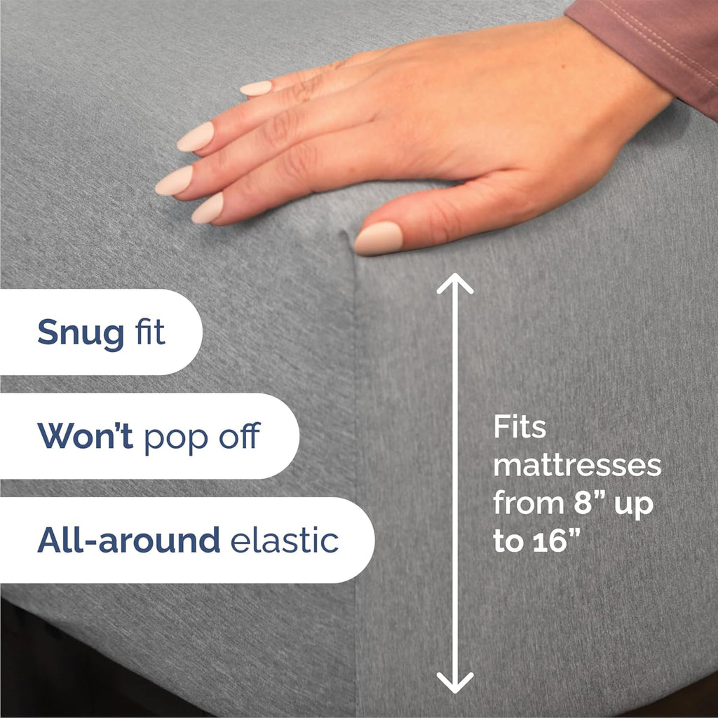 CGK Unlimited 4-Piece Bed Sheet Set Brushed Microfiber
