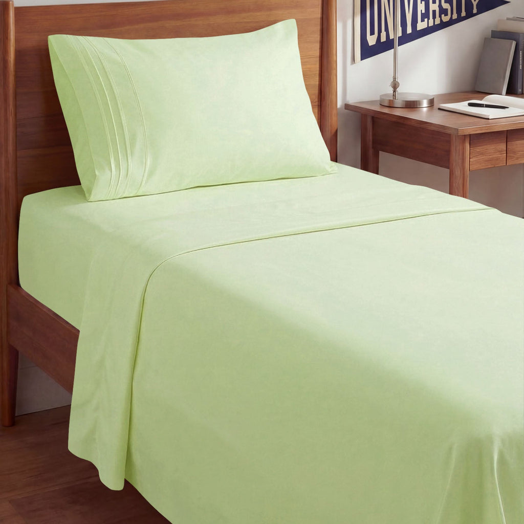 CGK Unlimited 4-Piece Bed Sheet Set Brushed Microfiber