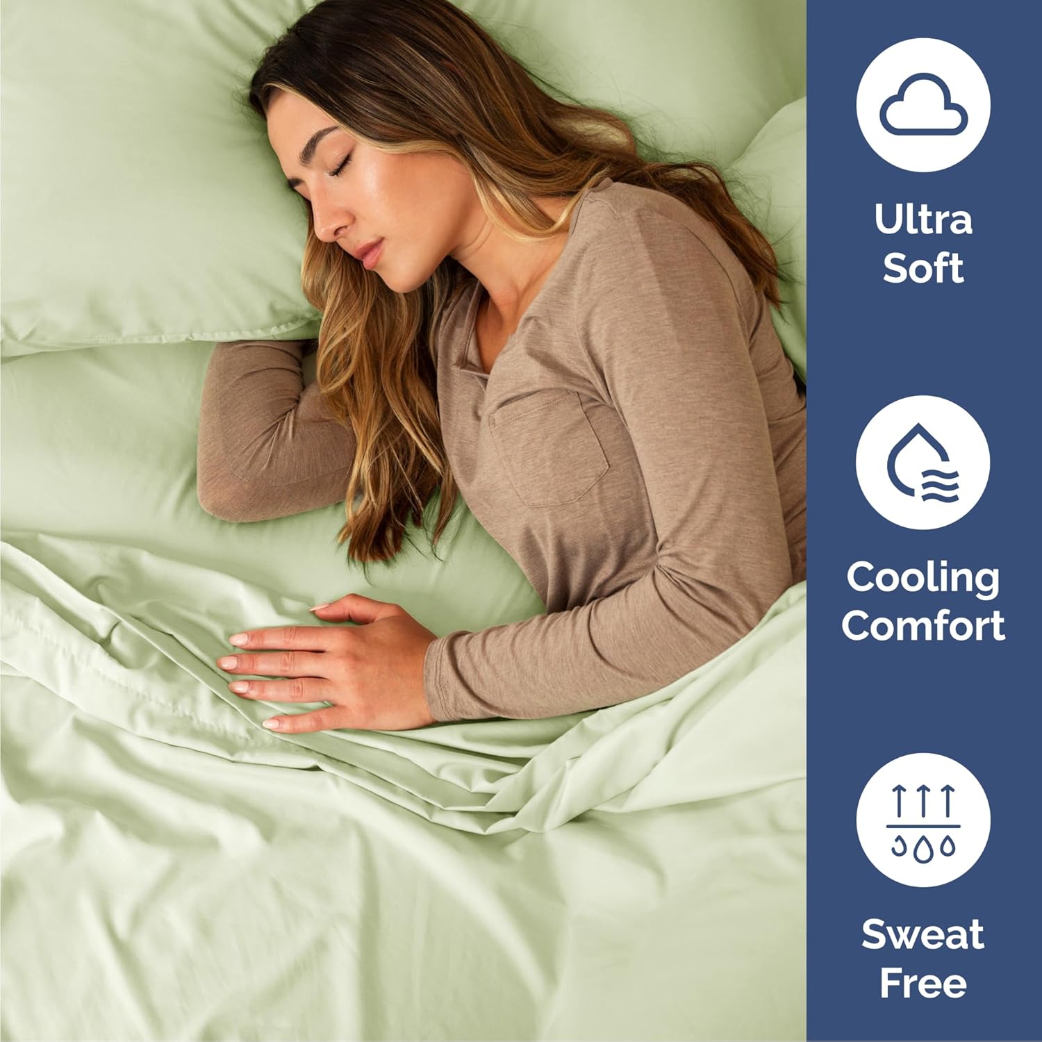 CGK Unlimited 4-Piece Bed Sheet Set Brushed Microfiber