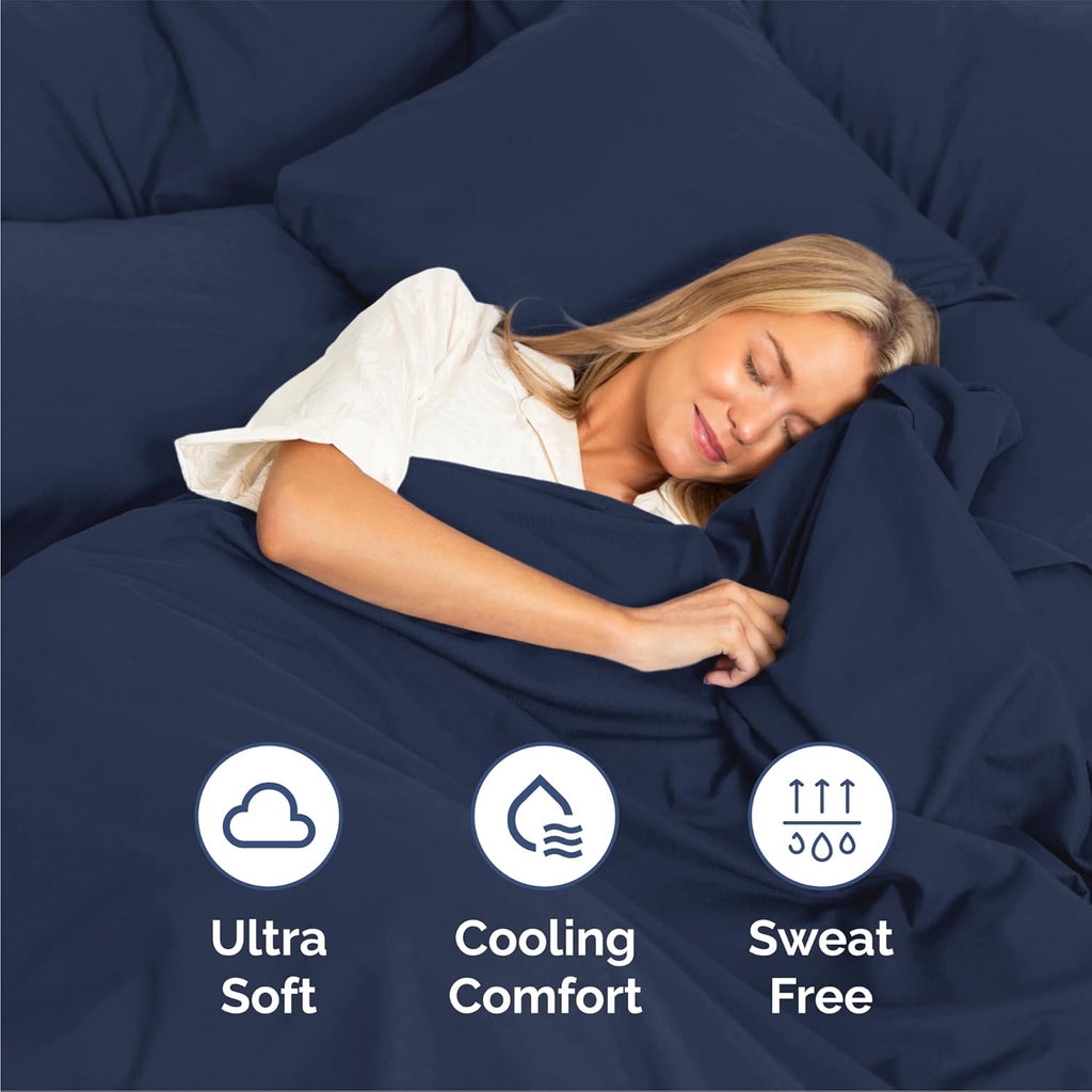 CGK Unlimited 4-Piece Bed Sheet Set Brushed Microfiber