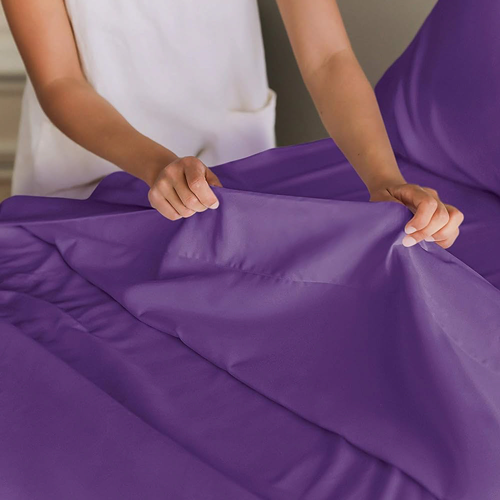 CGK Unlimited 4-Piece Bed Sheet Set Brushed Microfiber