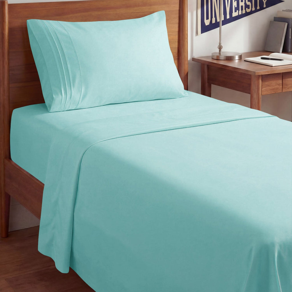 CGK Unlimited 4-Piece Bed Sheet Set Brushed Microfiber