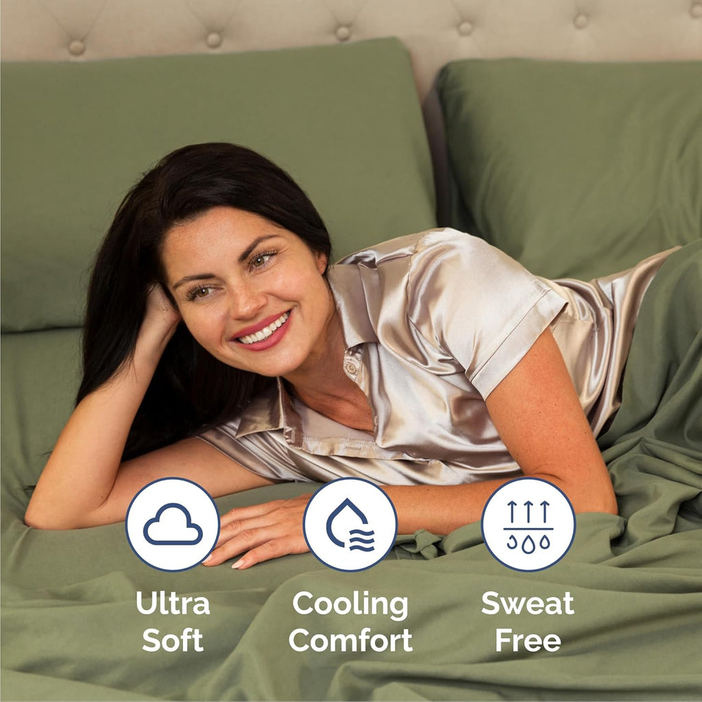 CGK Unlimited 4-Piece Bed Sheet Set Brushed Microfiber