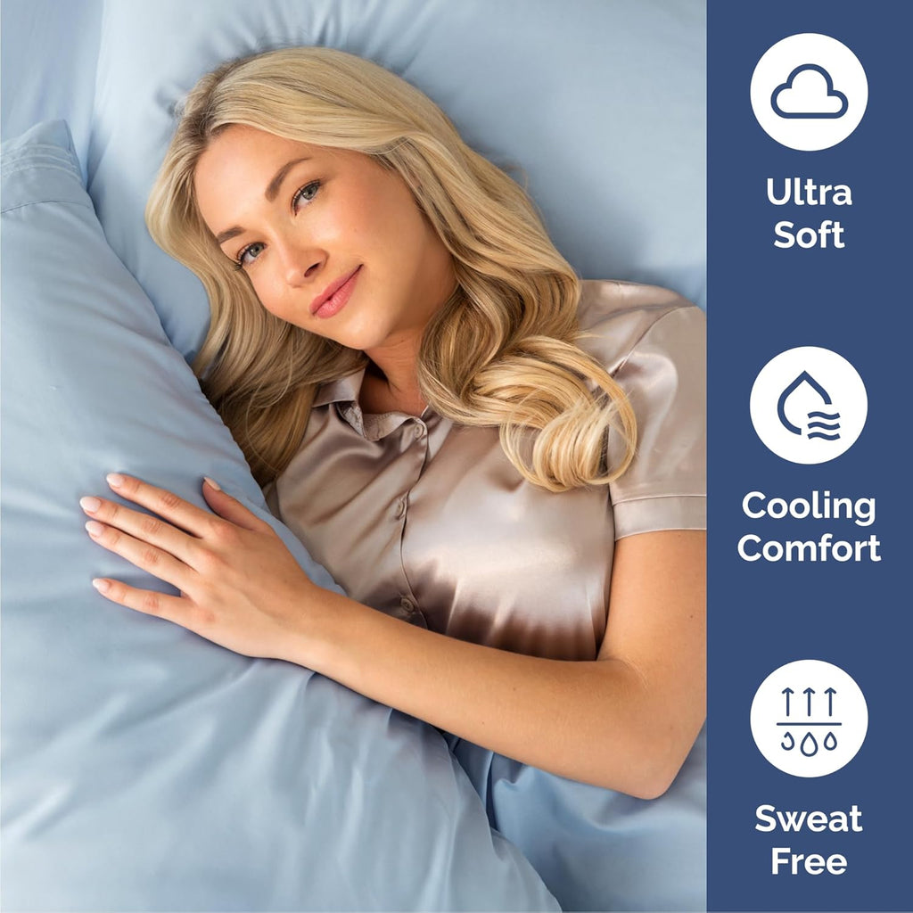 CGK Unlimited 4-Piece Bed Sheet Set Brushed Microfiber