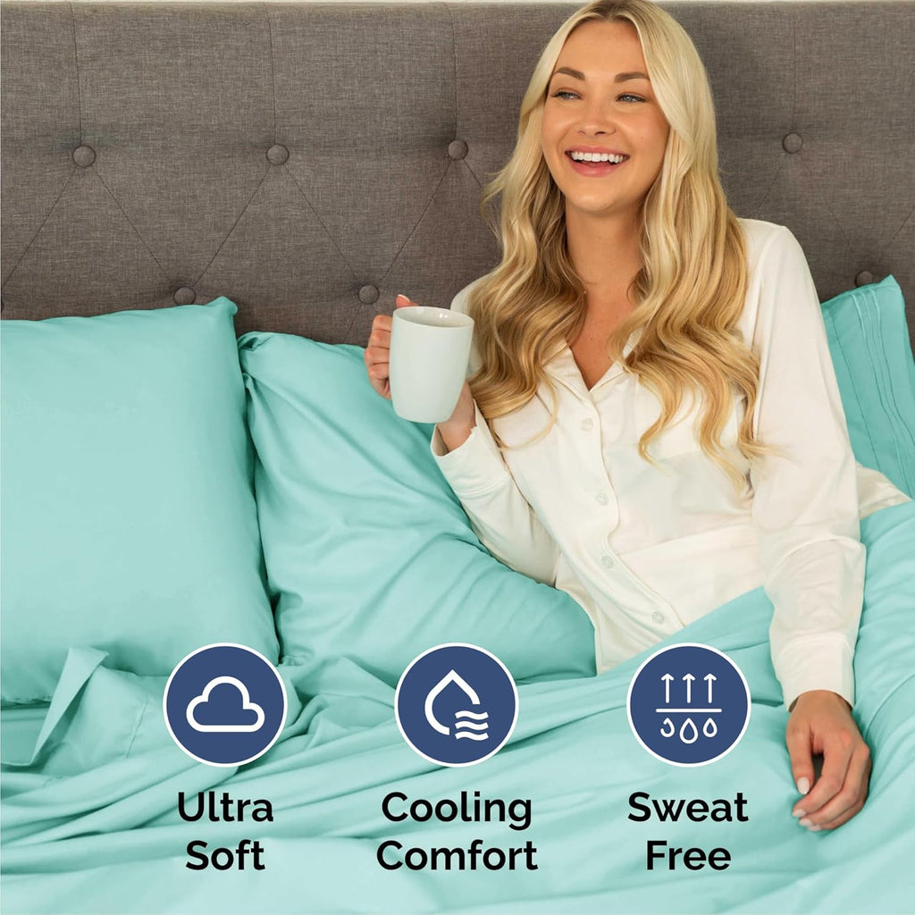 CGK Unlimited 4-Piece Bed Sheet Set Brushed Microfiber