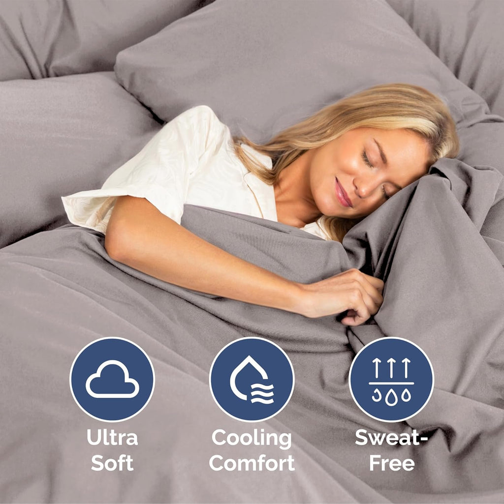 CGK Unlimited 4-Piece Bed Sheet Set Brushed Microfiber