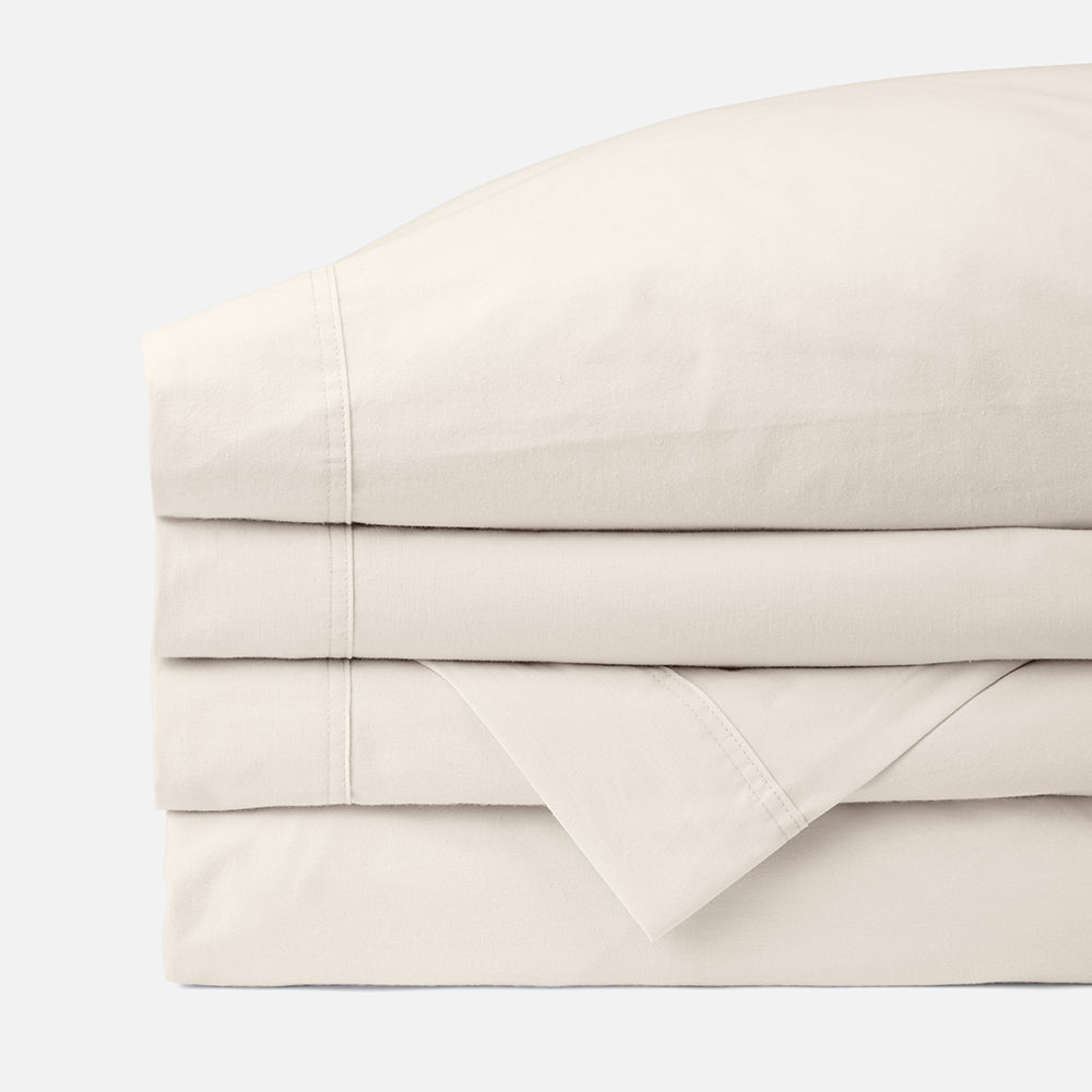 Red Land Cotton Basic Sheet Set 100% Percale Cotton