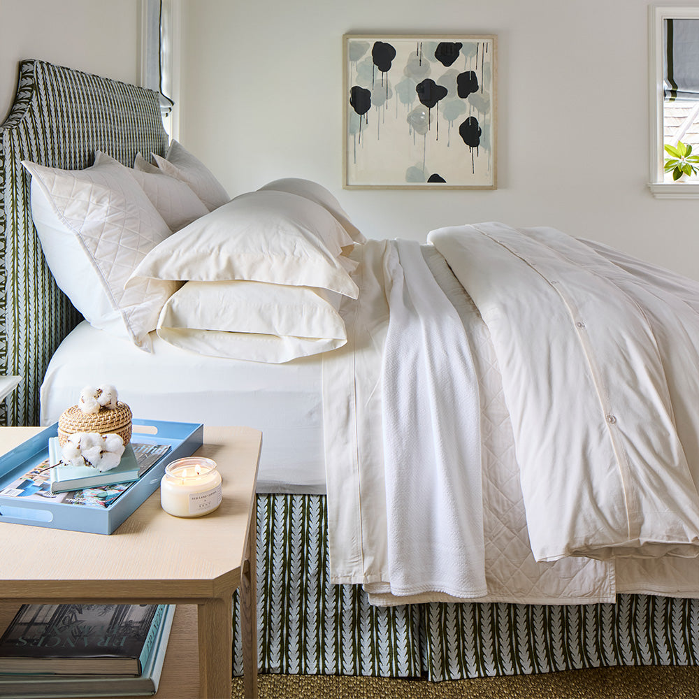 Red Land Cotton Basic Sheet Set 100% Percale Cotton